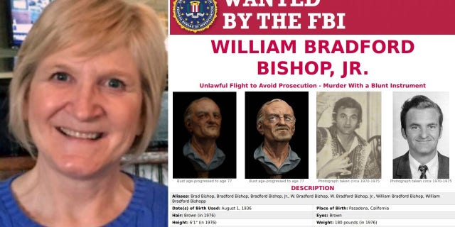 Kathy Gillcrist and FBI wanted posted for William Bradford Bishop, Jr.