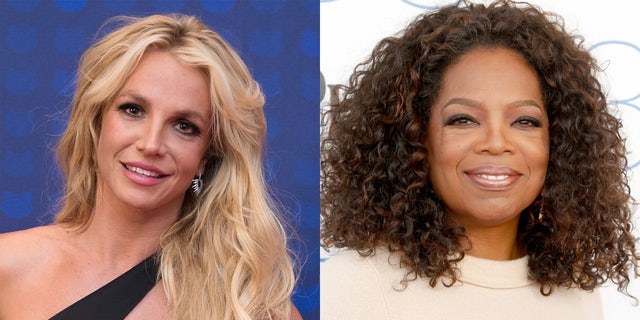 Britney Spears joked that she'd like to be interviewed by Oprah Winfrey.