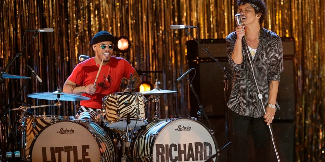 The pair also performed a tribute to the late Little Richard. (Photo by Francis Specker/CBS via Getty Images)