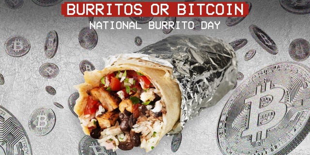 Chipotle announced in a <a href="https://newsroom.chipotle.com/2021-03-30-Burritos-Or-Bitcoin-Chipotle-To-Give-Away-200k-In-Free-Burritos-And-Bitcoin-To-Celebrate-National-Burrito-Day" target="_blank">press release</a> that it will be giving away $100,000 in free burritos and $100,000 in Bitcoin on April 1st, which is National Burrito Day.