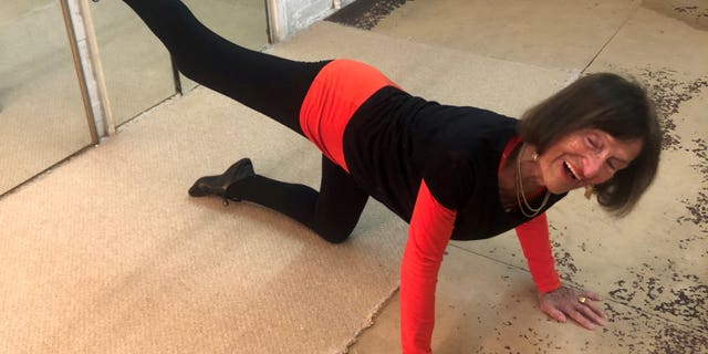 Now, Dinkie is raising money for the NHS – dedicating herself to six workouts per week right up until her birthday on May 7.