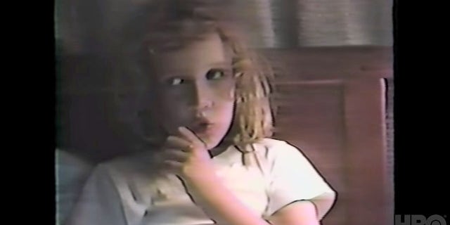 Footage of Dylan Farrow from the HBO docuseries 'Allen v. Farrow.'