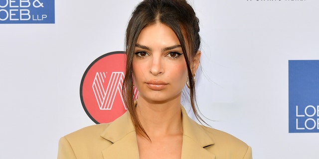 Emily Ratajkowski attends the WrapWomen Power Women Breakfast at Tribeca Grill July 9, 2019, in New York City. 