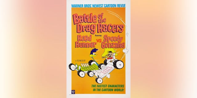 'Battle Of The Drag Racers' circa 1964. From left: Road Runner, Speedy Gonzales.