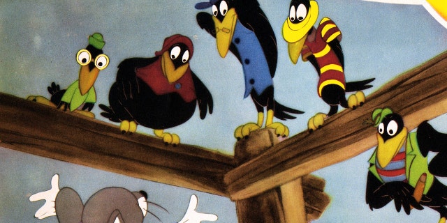 The crows in "Dumbo." (Photo by LMPC via Getty Images)