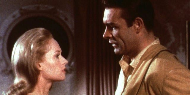 Tippi Hedren (left) and Sean Connery in 'Marnie'.