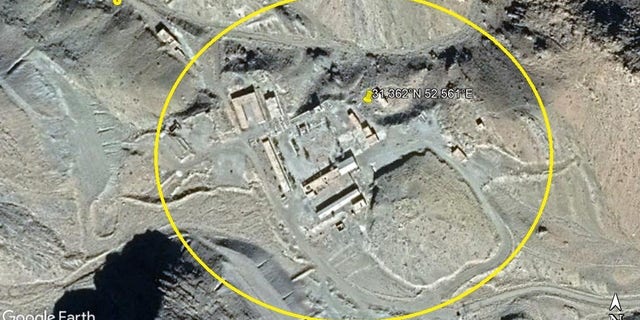 NCRI images of what it says was a now-scrubbed nuclear site.