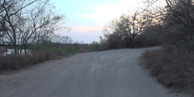 A jogging track runs through the Villarreal's land and is often a tool Border Patrol agents use to track migrants.