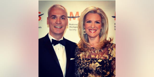 Janice Dean and her husband Sean in an undated photo at a National Multiple Sclerosis Society event.