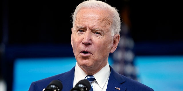 President Biden speaks at an event on COVID-19 vaccinations and the pandemic response, in the South Court auditorium on the White House campus, Monday, March 29, 2021, in Washington.  (AP Photo / Evan Vucci)