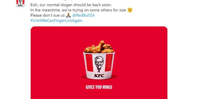 KFC is 'borrowing' other brands' slogans as replacements for 'Finger Lickin' Good' | Fox News KFC is 'borrowing' other brands' slogans as replacements for 'Finger Lickin' Good' | Fox News