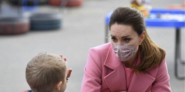 Kate Middleton Visits U.K. School21 March 2021