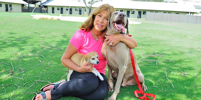Big Dog Ranch Rescue founder and president Lauree Simmons in South Florida. 