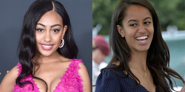 'Little Fires Everywhere' star Lexi Underwood (left) will play Malia Obama (right) in Showtime's 'The First Lady.'