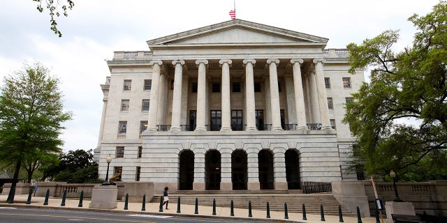 WASHINGTON, D. C. - APRIL 19:  Longworth House Office Building, in Washington, D. C. on APRIL 19.  (Photo By Raymond Boyd/Getty Images)