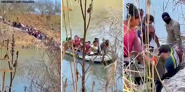 Migrants Smuggled Across Texas River As Border Crossings Surge Video