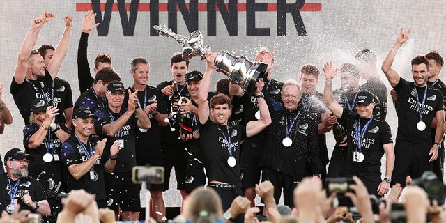 Team New Zealand wins the America's Cup