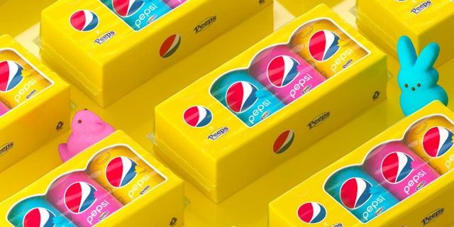 The Pepsi x Peeps soda will come in yellow, pink and blue 7.5-ounce cans.