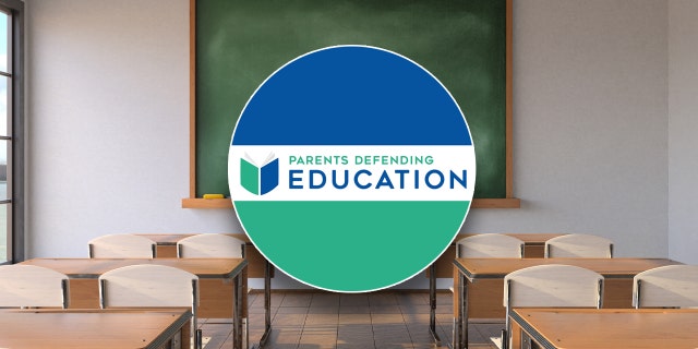 The logo for parents' rights group, "Parents Defending Education."