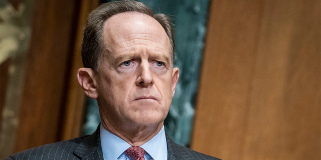 Sen. Pat Toomey, R-Pa., on Sunday slammed Democrats for trotting out a "pseudo celebrity" like comedian Jon Stewart to portray Republicans like him as anti-veteran, saying Stewart was making up "false accusations." 
