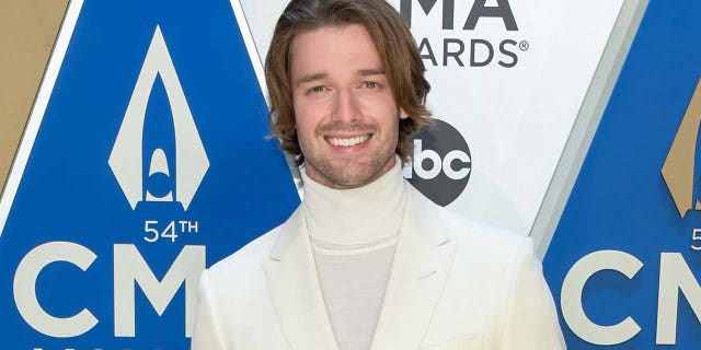 Patrick Schwarzenegger attends the 54th annual CMA Awards at the Music City Center Nov. 11, 2020, in Nashville.