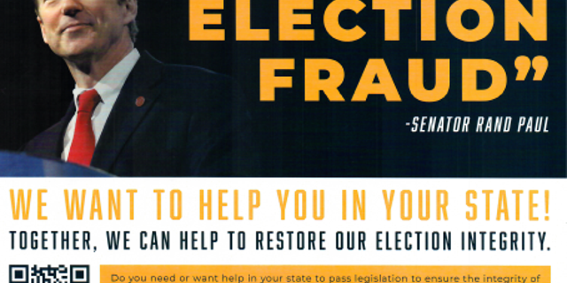 Sen. Rand Paul of Kentucky, a potential 2024 Republican presidential contender, argues that "it’s time to stop election fraud" in a mailer sent by the Protect Freedom PAC, an outside group affiliated with the libertarian minded senator, to Republican voters in New Hampshire.