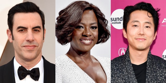 (From left to right) Nominees like Sacha Baron Cohen, Viola Davis and Steven Yeun will not have the option to participate remotely, despite the ongoing coronavirus pandemic.