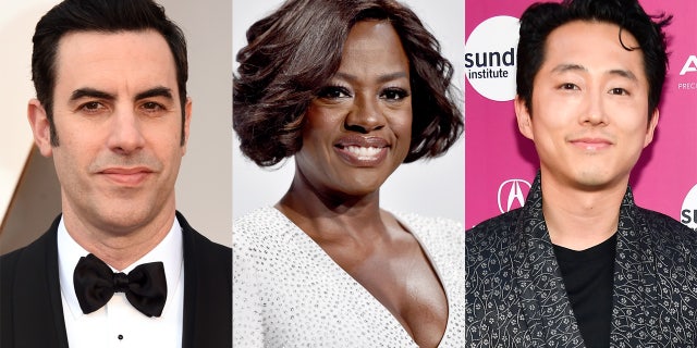 (From left to right) Nominees like Sacha Baron Cohen, Viola Davis and Steven Yeun will not have the option to participate remotely, despite the ongoing coronavirus pandemic.