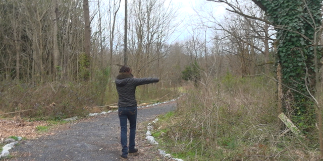 Celeste Lomax describes the 7 acres of land that the Browns Mill Forest sits on. (Source/FNC Jayla Whitfield) 