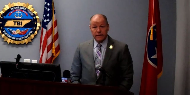 Tennessee Bureau of Investigation Director David Rausch speaks during a joint news briefing Wednesday, detailing "Operation Volunteer Strong." (TBI MEDIA/TBI)