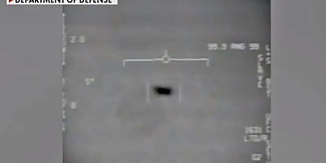 UFO seen in clip released by Department of Defense.