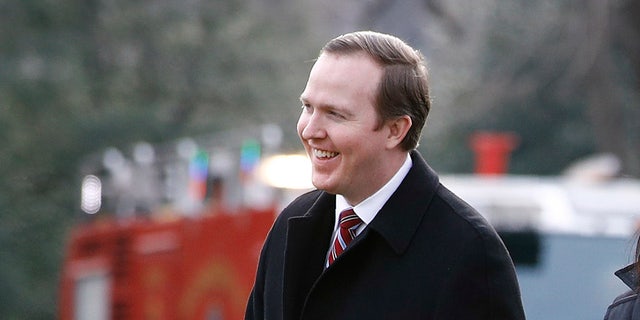 White House Political Director Brian Jackon of the South Lawn of the White House in Washington on Thursday, January 23, 2020, before boarding Marine One for a short voyage to Andrews Air Force Base, Md., And then to Doral , Fla., For the Republican National Committee's winter meeting.  (AP Photo / Patrick Semansky)