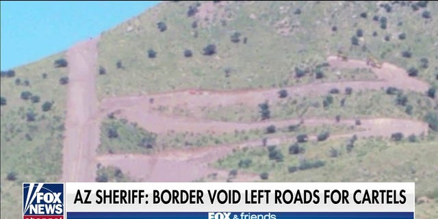 Sheriff Mark Dannels said 5-6 groups cross daily where fencing incomplete on the Arizona border.