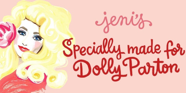 Jeni’s Splendid Ice Creams revealed its partnership with Dolly Parton using an illustration of the country music legend on an Instagram mosaic last month.