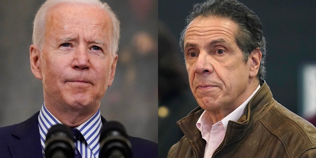 President Biden and New York Gov. Andrew Cuomo.