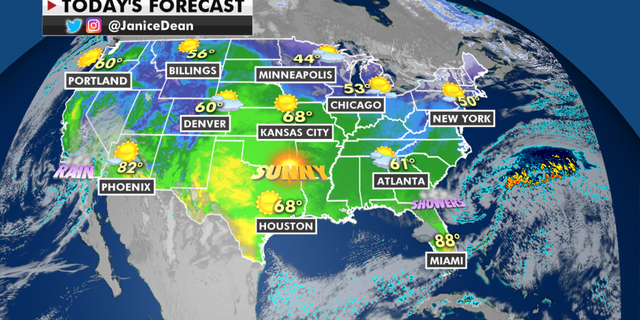 The national forecast for Wednesday, March 3. (Fox News)