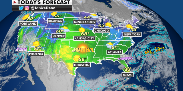 The national forecast for Wednesday, March 3. (Fox News)