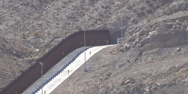 Along Mount Cristo Rey in El Paso, TX and Sunland Park, NM you can see part of the U.S.-Mexico border wall end (Stephanie Bennett/Fox News).