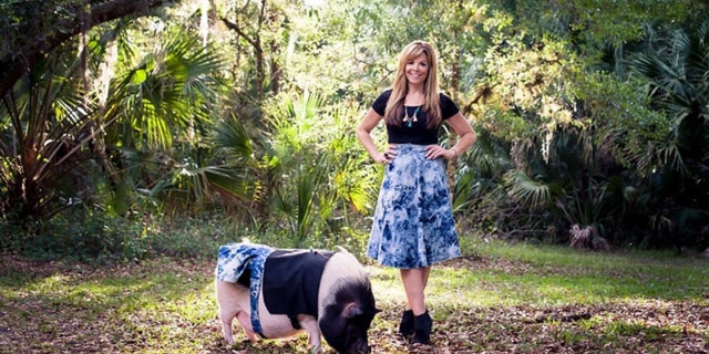 Doreen Burke founded Snort Life, a pig clothing company after she realized her pet pig Rosie was too big for conventional pet clothing.