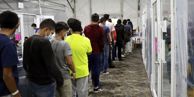 Temporary processing facilities in Donna, Texas, process family units and unaccompanied alien children (UACs) experienced and supervised by the U.S. Border Patrol.  The facility strengthens the processing capacity in the HPC while renovating the permanent central processing center in McAllen.