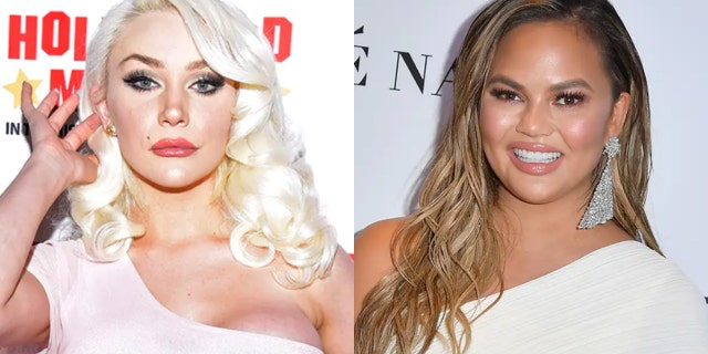 Chrissy Teigen, right, was accused of cyberbullying by Courtney Stodden.