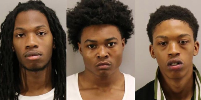 From left: Ahmon Jahree Adams, 22; Nyquez Tyvon Baker, 18; and Devon Maurice Dorsey, 20. (Virginia Beach Police Department)