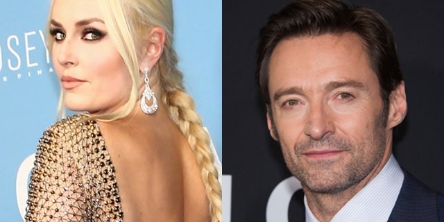 Lindsey Vonn and Hugh Jackman were seen belting out the lyrics to Justin Timberlake's 'Can't Stop the Feeling!' on Monday.