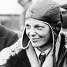 Amelia Earhart, first American woman to fly solo across the Atlantic Ocean.