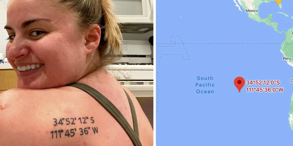 15 Coordinate Tattoos That Will Remind You Of Your Happy Place | Coordinates  tattoo, Simple tattoos for women, Unique tattoos