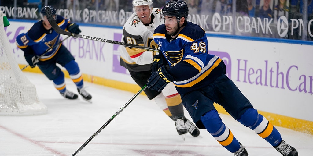 Binnington has 50 saves, Blues beat Vegas to end 7 game
skid