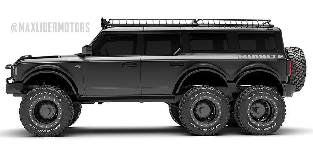 Ford Bronco 6x6 with three row seating revealed for 399 000 Fox