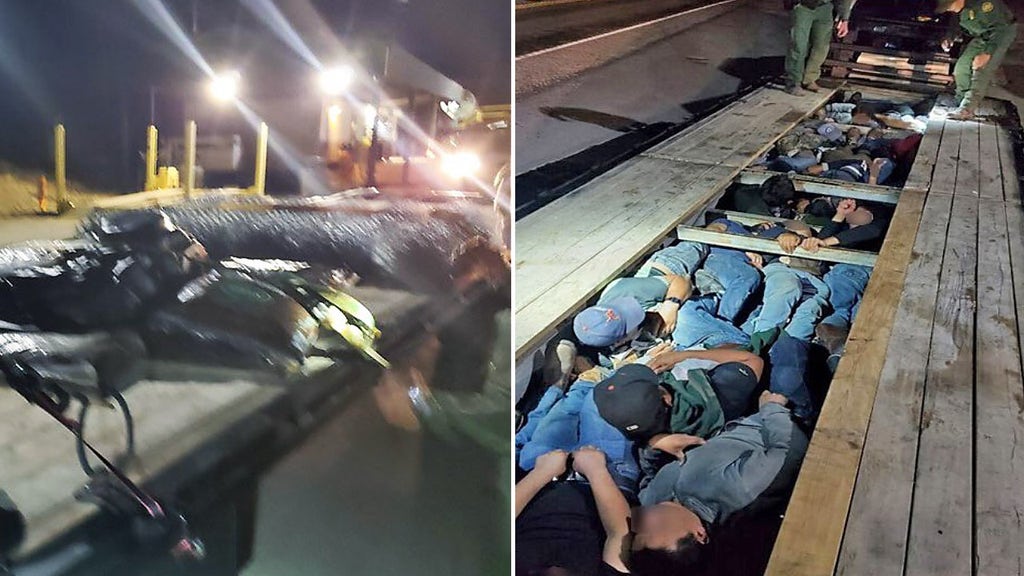 Border Patrol agents discover men, kids packed into trailer at U.S.-Mexico border