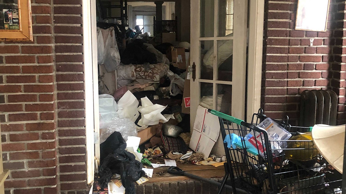 The home of Evelyn Sakash in College Point, Queens, New York on March 31, 2021. (Carla Roman/New York Daily News/TNS/ABACAPRESS.COM)