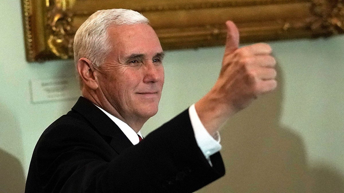 Mike Pence giving thumbs up